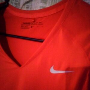 Nike sleeveless shirt - coral color size medium